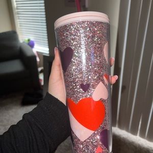 Starbucks venti valentines glitter tumbler